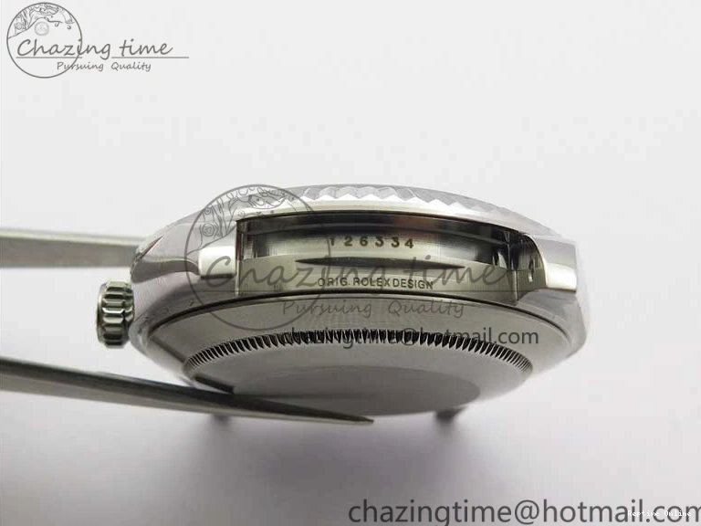 0203 ModernLook DateJust 41mm 126334 SS BP Maker 1:1 Best Edition New Version Blue Roman Dial on Jubilee Bracelet 3033